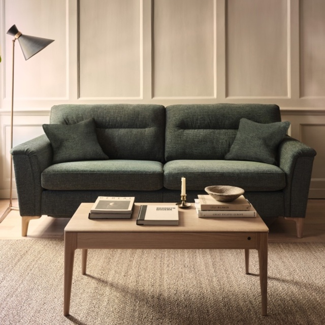 Ercol Sandford Motion Lounger Large 3 Seater Sofa - Fabric Grade U - image 1