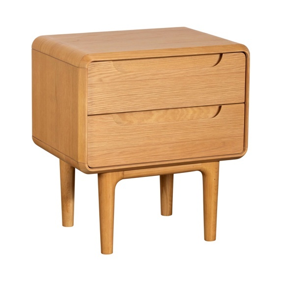 G Plan Winchester 2 Drawer Bedside Cabinet - image 1