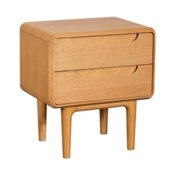 G Plan Winchester 2 Drawer Bedside Cabinet - thumbnail 1