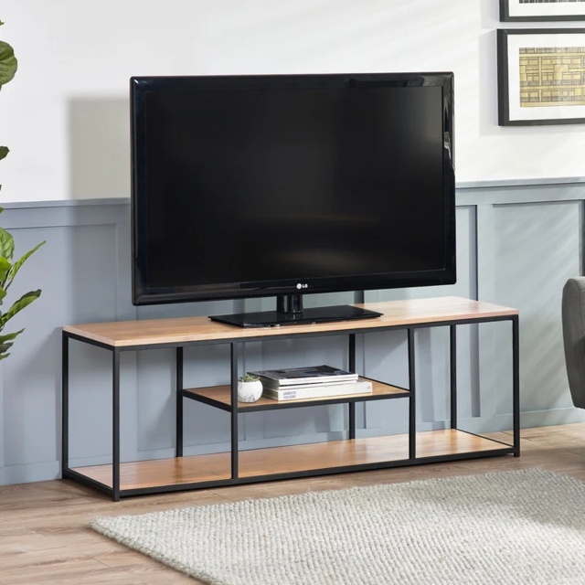 Julian Bowen Tribeca TV Unit Sonoma Oak - image 1