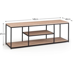 Julian Bowen Tribeca TV Unit Sonoma Oak - thumbnail 5