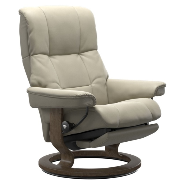 Stressless Mayfair Chair With Power Dual Motor LegBack - Large - Fabric - image 1