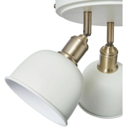 BHS Dale Galley 3 Light Ceiling Light - Ivory - thumbnail 3