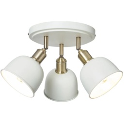 BHS Dale Galley 3 Light Ceiling Light - Ivory - thumbnail 1