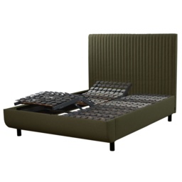 Tempur Arc Adjustable Disc Bed Base - King - 150cm x 200cm - Warm Stone - Vertical Headboard - thumbnail 3