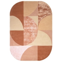 Asiatic Matrix MAX78 Oval Hand Made Rug - Earth Brown - 200cm x 300cm