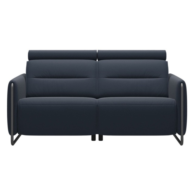 Stressless Emily 2 Seater Sofa With Steel Arms - Paloma Leather - image 1