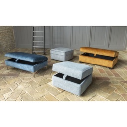 Paulina Fabric Footstool - Fabric Grade I - thumbnail 2