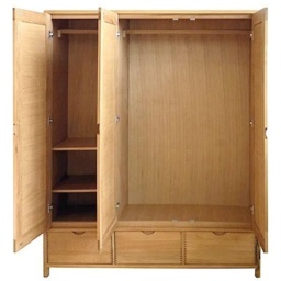 Ercol Bosco 3 Door Wardrobe - thumbnail 2