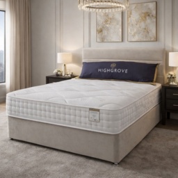 Highgrove Aldgate 2000 Mattress and Divan Set - 150cm King - No Storage
