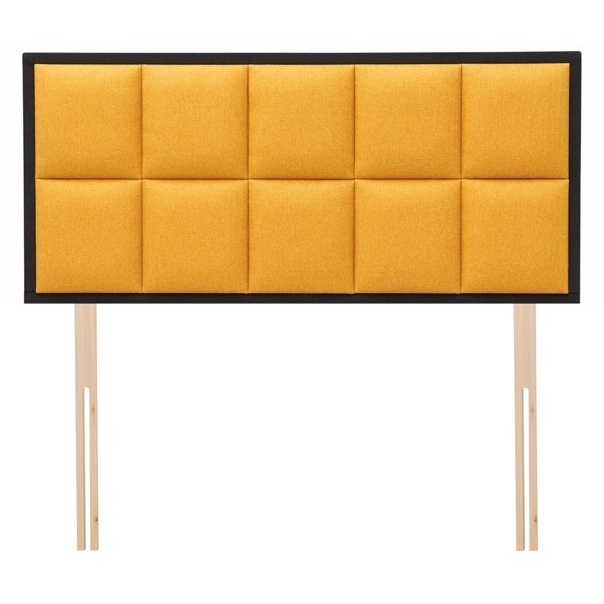 Hypnos Alexandra Headboard - 150cm King - Euro Slim Fit Floor Standing - Premium Fabric - image 1