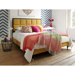 Hypnos Alexandra Headboard - 150cm King - Euro Slim Fit Floor Standing - Premium Fabric - thumbnail 3