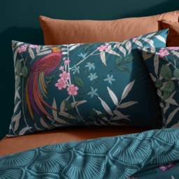 Catherine Lansfield Tropical Floral Birds Multi Duvet Set - Single - thumbnail 4