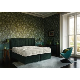 Hypnos Turville Pillow Top Mattress and Divan Set - 150cm King - Platform Top - 22 Drawers - Standard Fabric - thumbnail 2