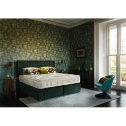 Hypnos Turville Pillow Top Mattress and Divan Set - 150cm King - Platform Top - 22 Drawers - Standard Fabric - thumbnail 1