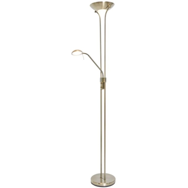 BHS Mother and Child Floor Lamp - Antique Brass - image 1