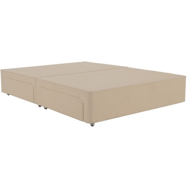 Hypnos Deep Platform Top Divan Base - 75cm Small Single - No Storage - Premium Fabric - image 1
