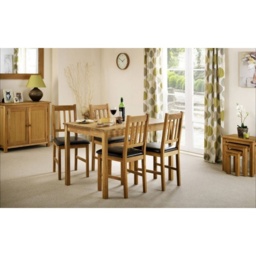 Julian Bowen Coxmoor Oak Nest of Tables - thumbnail 2