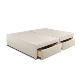 Sleepeezee Bromley Platform Top Divan Base - 120cm Small Double - 22 Drawers - 14-inch - thumbnail 2