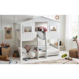 Julian Bowen Willow Treehouse Bunk Bed - White - thumbnail 1
