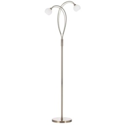 BHS Soni Floor Lamp - Antique Brass/Alabaster - thumbnail 1