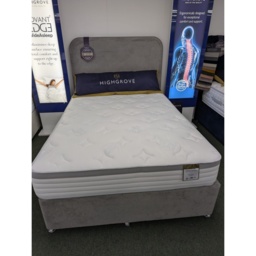 Highgrove Euston 1500 Mattress and Divan Set With Headboard - 75cm Small Single - 2 Drawers - Deluxe Floor Standing Headboard - thumbnail 4