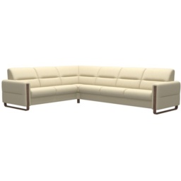 Stressless Fiona Leather 6 Seater Corner Sofa 2 Seats 3 Seats - Batick Leather - 2 x Steel Arms - thumbnail 3
