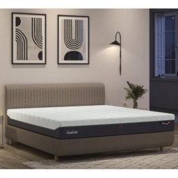 Tempur Arc Static Disc Bed Base - King - 150cm x 200cm - Stone - Vectra Headboard - thumbnail 2