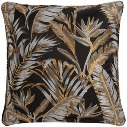 LLB Paradise Palm Filled Cushion 43cm - Black - thumbnail 2