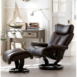 Stressless Magic Chair With Classic Base - Medium - Noblesse Leather - Without Footstool