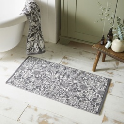 William Morris At Home Sunflower Bath Mat - Iron - thumbnail 2