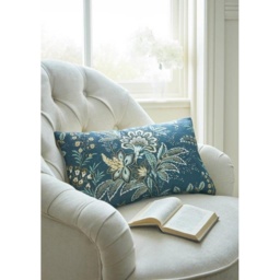 Laura Ashley Marlbrook Cushion 30x50cm - Dusky Seaspray - thumbnail 1