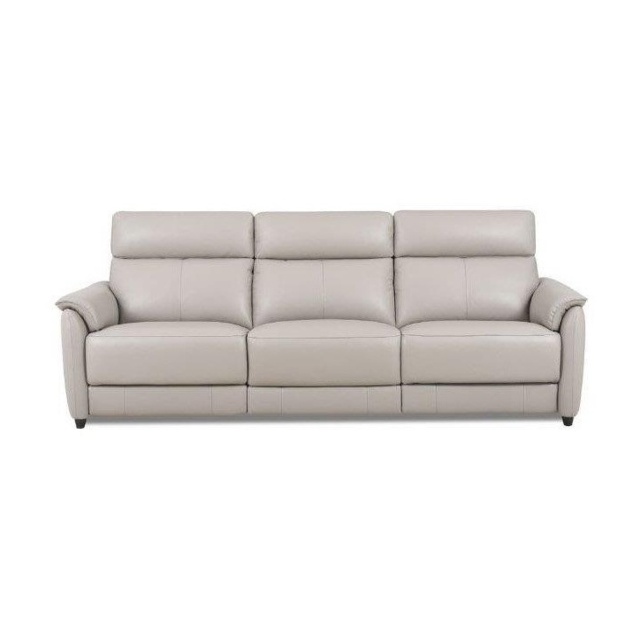 Auckland 3 Seater Recliner Sofa in Fabric - 2 Power Recliners