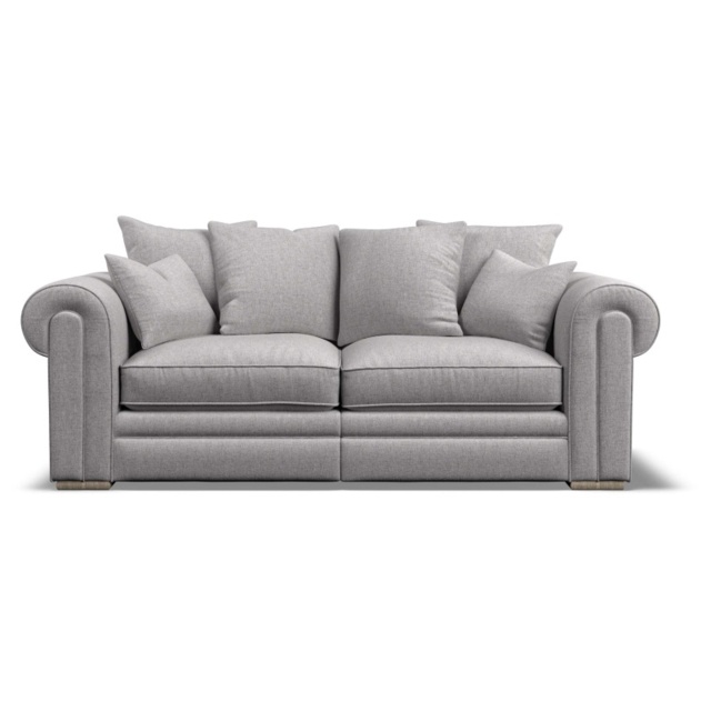Olympus Large Pillow Back Fabric Split Sofa - Fabric Grade A - image 1
