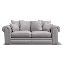 Olympus Large Pillow Back Fabric Split Sofa - Fabric Grade A - thumbnail 1