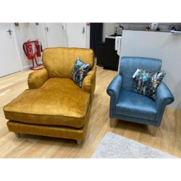 Lorelai Lounger Chair - Fabric Grade A - thumbnail 3