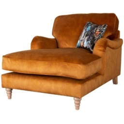 Lorelai Lounger Chair - Fabric Grade A - thumbnail 1