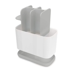 Joseph Joseph Easy-Store Large Toothbrush Caddy - WHITE/GREY - 17.1cm x 9cm x 13cm - thumbnail 5