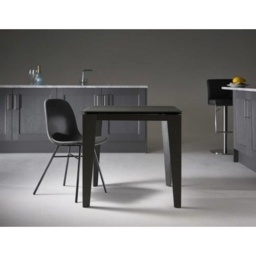 HND Flavia Dining Chair - Grey PU Leather - Meteor Grey - thumbnail 3