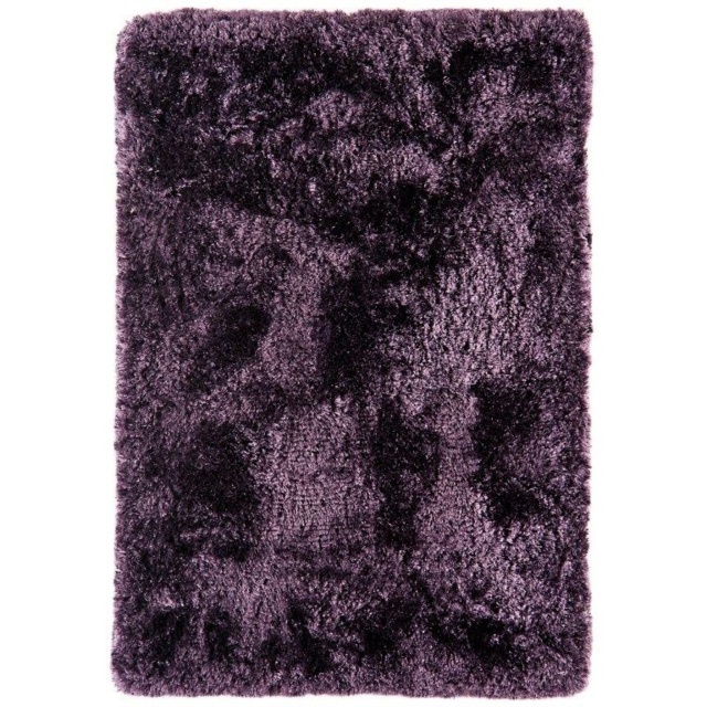 Asiatic Plush Luxury Shaggy Rug - Purple - 070x140cm - image 1