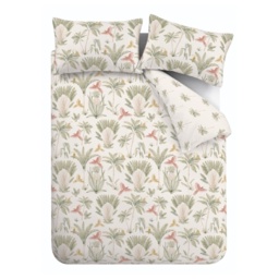 Catherine Lansfield Paradiso Palm Duvet Set - Natural - Super King - thumbnail 2