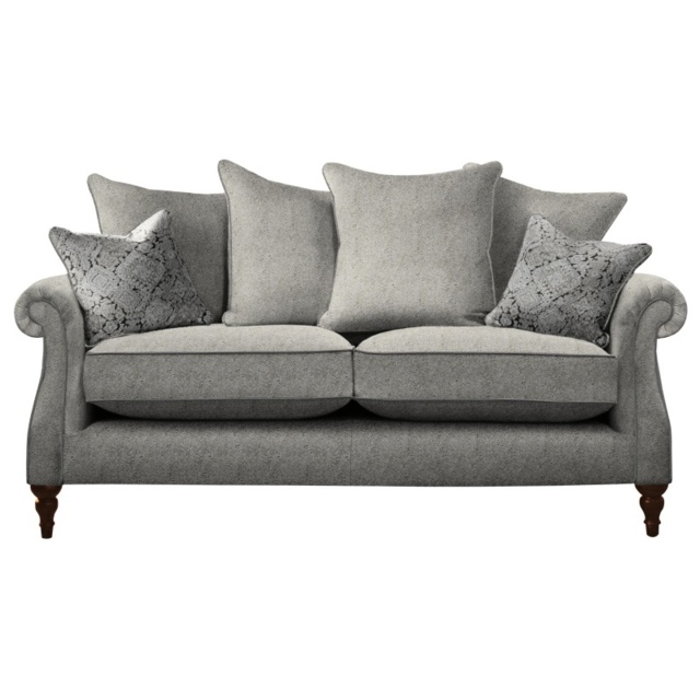 Parker Knoll Eastbury Large 2 Seater Pillow Back Fabric Sofa - Fabric Grade A - image 1