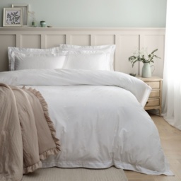 Bianca Lottie Embroidery Duvet Set - White - Single - thumbnail 1