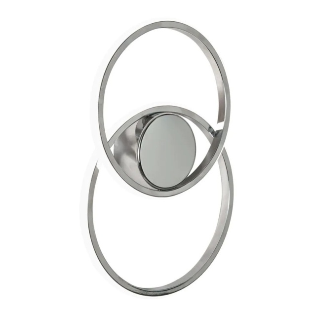 BHS Pei Rings Wall Light - Chrome - image 1