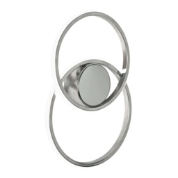 BHS Pei Rings Wall Light - Chrome - thumbnail 1