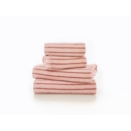 Deyongs Malmo Stripe Towel - Pink/Rose - Bath Towel - thumbnail 3