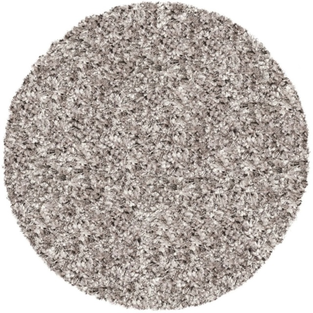 Mastercraft 039-001/9999 Twilight Shaggy Round Rug - Silver/Grey - 200cm Circle - image 1