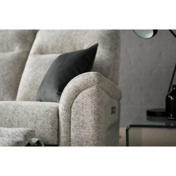 Parker Knoll Hudson 23 3 Seater Power Recliner Sofa - Double Power with Adjustable Lumbar, Headrest and USB Ports - Fabric Grade B - thumbnail 6