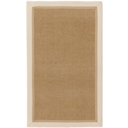Asiatic Bordo Boucle Border Rug - Cream/Linen - 240cm x 340cm - thumbnail 2