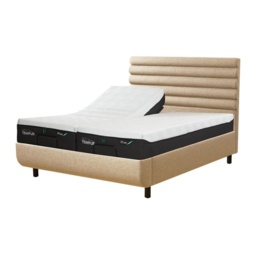 Tempur Arc Adjustable Disc Bed Base - Super King - 180cm x 200cm - Stone - Vertical Headboard - thumbnail 4
